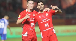 CLB Công an TP HCM thắng đậm trận derby, vào tứ kết Cúp Quốc gia