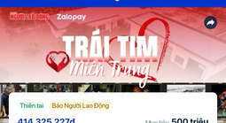 Hàng ngàn tấm lòng gửi tới bà con vùng lũ ở miền Trung qua cổng Zalopay