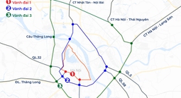 Chi tiết bản đồ khu vực dự kiến cấm xe máy xăng theo khung giờ tại Hà Nội
