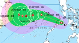 Áp thấp nhiệt đới đã mạnh lên thành bão, diễn biến thế nào khi vào gần Nam Trung bộ?