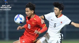 U17 Việt Nam thắng Hồng Kông (Trung Quốc), giữ vững ngôi đầu