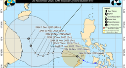 Dự báo mới nhất về bão số 15 Koto của cơ quan thời tiết nước ngoài