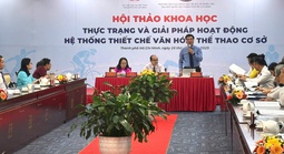 Tăng cường hoạt động thiết chế văn hóa trong lĩnh vực thể thao