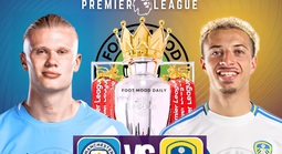 Soi tỉ số trận Manchester City - Leeds: Chuộc lỗi bằng cơn mưa bàn thắng