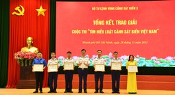 Trao giải cuộc thi "Tìm hiểu Luật Cảnh sát biển Việt Nam"