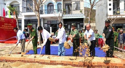 Xây, sửa nhà để người dân vùng lũ kịp đón Tết