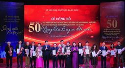 Công bố 50 tác phẩm văn học, nghệ thuật biểu diễn Việt Nam tiêu biểu