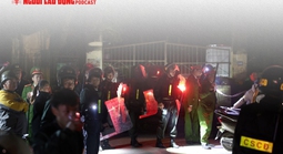 Lạng Sơn: Cảnh sát phong tỏa lối vào khu vực Trạm Quản lý thị trường số 4