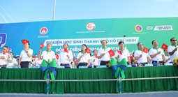 Hơn 60.000 học sinh TP HCM đồng diễn võ nhạc Vovinam, xác lập kỷ lục kép Việt Nam và thế giới