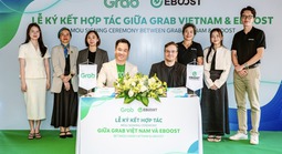 Grab Việt Nam hợp tác với EBOOST thúc đẩy sử dụng xe điện