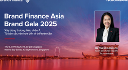 Sếp Techcombank sẽ tham gia đối thoại tại Diễn đàn Thương hiệu hàng đầu châu Á