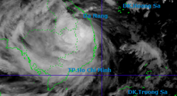 Bão số 13 Kalmaegi đang ở Cao nguyên Trung Bộ, còn giật tới cấp 12