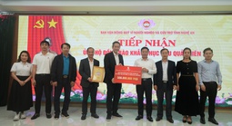 SABECO giúp 1 tỉ đồng cho người dân Nghệ An, Hà Tĩnh khắc phục thiệt hại sau bão lũ