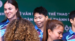 Kim Thanh trở lại trong ngày CLB TP HCM được lãnh đạo động viên trước Cúp C1 nữ châu Á