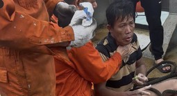 Tìm thấy người đàn ông Lý Sơn trôi giữa biển sau khi cứu người tự tử