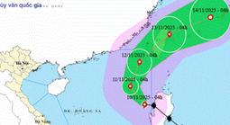 Fung Wong giật cấp 16 vào Biển Đông, trở thành cơn bão số 14