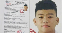 Công an Ninh Bình truy nã đặc biệt thanh niên 18 tuổi