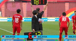 BTC SEA Games lại nhầm cờ trong trận đấu U22 Việt Nam