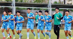 U22 Việt Nam chuẩn bị cho trận bán kết SEA Games 33