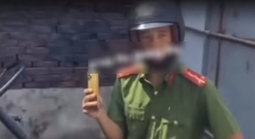 Người đẩy đại úy CSGT vào đầu xe tải từng nhốt công an xã trong nhà