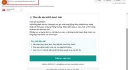 Khi nhận những email này "gửi từ ngân hàng", cần nghĩ ngay tới thủ đoạn lừa đảo