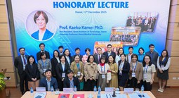 Bài giảng danh dự đầu tiên dành cho học giả quốc tế tại Đại học Y Hà Nội