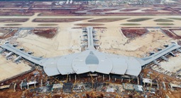 Hình ảnh sân bay Long Thành trước giờ đón chuyến bay đầu tiên vào hôm nay, 15-12