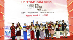 Cuộc thi "Mối duyên với Trung Quốc của tôi" trao giải cho 100 tác giả