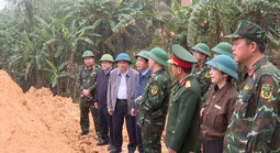 Quảng Trị quyết tâm hoàn thành công trình chống sụt trượt ở Khe Sanh vào ngày 31-12