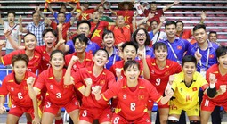 Thái Lan sảy chân, futsal nữ Việt Nam gặp bại tướng chung kết SEA Games
