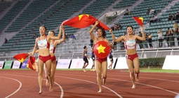SEA Games 33 ngày 16-12: Đội chạy tiếp sức nữ giành  vàng SEA Games
