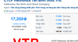 Vì sao Viettronics Tân Bình giảm sàn 5 phiên sau khi đại gia Vũ Văn Tiền thâu tóm?
