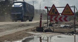 Đà Nẵng: Cận cảnh dự án nghìn tỉ thi công "rùa bò" trên Quốc lộ 14B