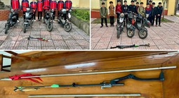 Hai nhóm học sinh THCS mang theo hung khí để “nói chuyện phải trái”