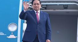 Thủ tướng Phạm Minh Chính lên đường tới Lào đồng chủ trì Kỳ họp Ủy ban liên Chính phủ Việt Nam-Lào