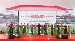 Vietcombank khánh thành 2 dự án chào mừng Đại hội đại biểu toàn quốc lần thứ XIV của Đảng