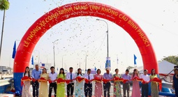 Cây cầu cuối cùng trên sông Sài Gòn chính thức đạt tĩnh không 7 m