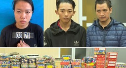 Bắt 3 người trong hội nhóm kín mua bán pháo lậu