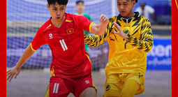 U19 futsal Việt Nam thắng đậm Brunei 18-0