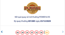 Vé số Vietlott trúng giải Jackpot 2 bán ở tỉnh Sơn La