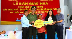 Công an Gia Lai bàn giao 4 căn nhà trong “Chiến dịch Quang Trung”