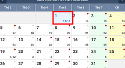 "Chốt" nghỉ 4 ngày Tết Dương lịch 2026