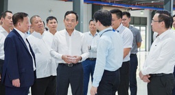 Bí thư Thành ủy TPHCM Trần Lưu Quang khảo sát thành phố khoa học - công nghệ tại Bình Dương