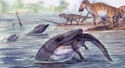 Thủy quái dài 11 mét "trỗi dậy" từ lòng sông cổ