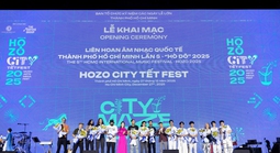 Khai mạc lễ hội văn hóa, âm nhạc, sáng tạo HOZO CITY TẾT FEST 2025