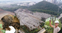 Núi rác khổng lồ gây ô nhiễm bên nhà máy xử lý rác xây 20 năm chưa xong