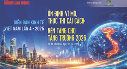 Sáng 31-12, Diễn đàn Kinh tế Việt Nam lần 4-2025 hiến kế giải pháp cho tăng trưởng kinh tế