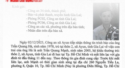 Tìm kiếm nam sinh viên mất liên lạc gần 1 tháng