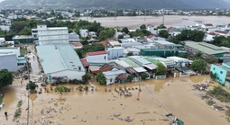 Lũ trên sông Cái Nha Trang đạt đỉnh, lũ rút chậm