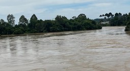 Mực nước sông La Ngà và vùng hạ lưu sông Đồng Nai khá cao, cảnh báo ngập lụt, sạt lở bờ sông